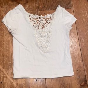 FOREVER 21 - White Lace Top (Size S)